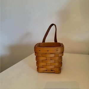 Longaberger Handwoven Brown Basket